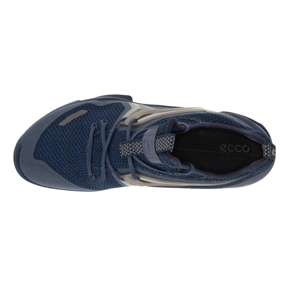 Tenis De Montaña Hombre - ECCO Biom C-Trail Bajos Tex - Azul Marino - YOT328059